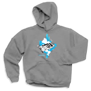 SWEATER WITH HOOD - GAMERSWEAR HighRes (grey) CZE mikina s kapucí XL 