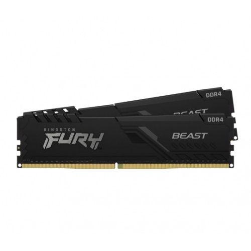 Kingston FURY Beast/DDR4/16GB/3600MHz/CL17/2x8GB/Black