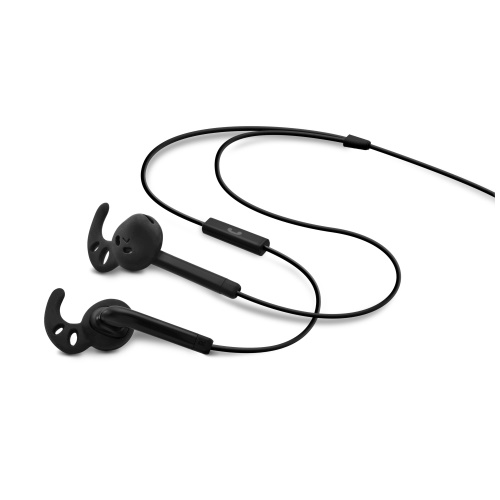 Sportovní sluchátka s mik. FIXED EGG3, IPX3, černá