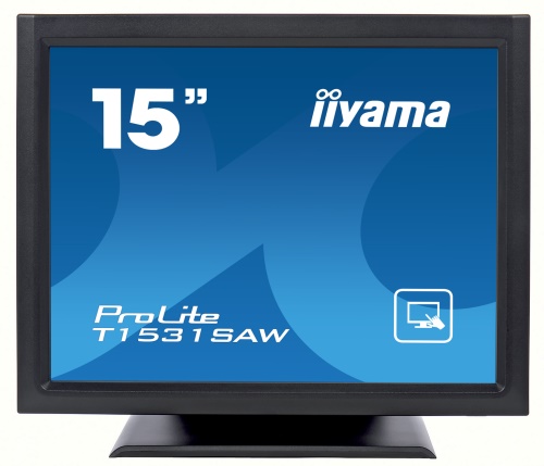 15" iiyama T1531SAW-B5 - TN,1024x768,8ms,370cd/m2, 700:1,4:3,VGA,HDMI,DP,USB,repro.